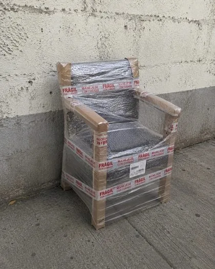 Silla lista para envío