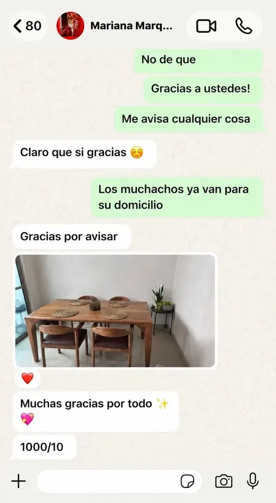 Testimonio de clienta en Nayarit sobre Muebles Magistral