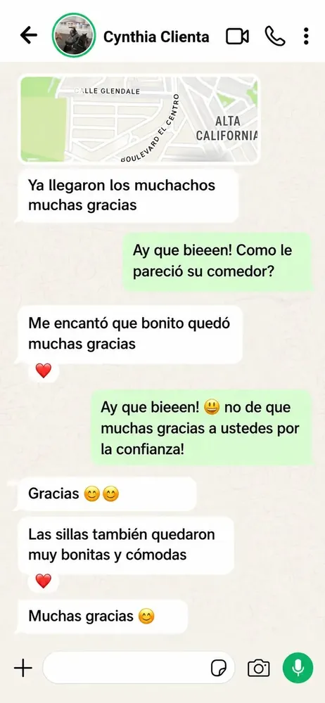 Testimonio de Oliva Pelayo sobre Muebles Magistral